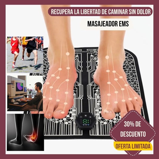Recuperación Neuromuscular Activa en 15 Minutos: Masajeador de Pies EMS