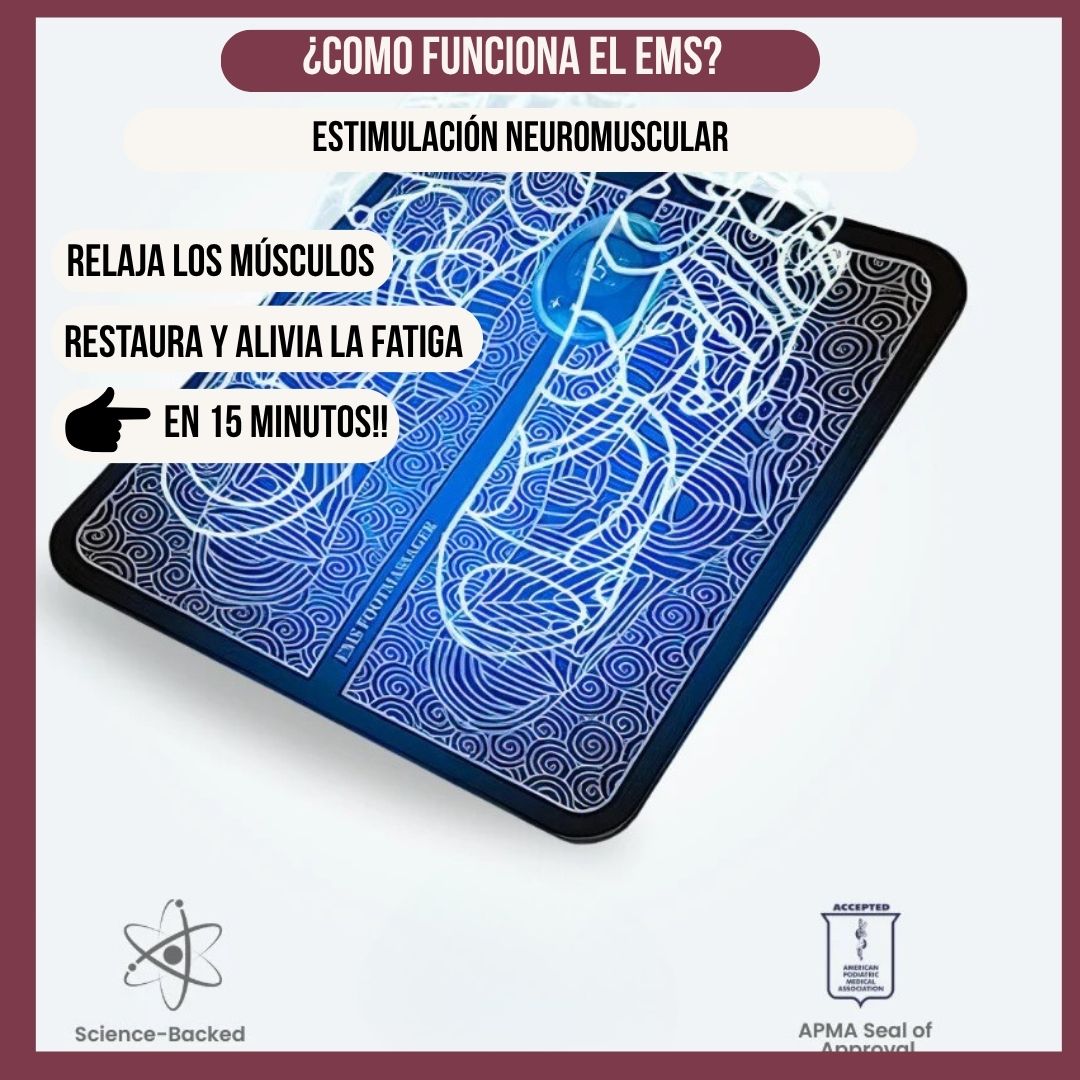 Recuperación Neuromuscular Activa en 15 Minutos: Masajeador de Pies EMS
