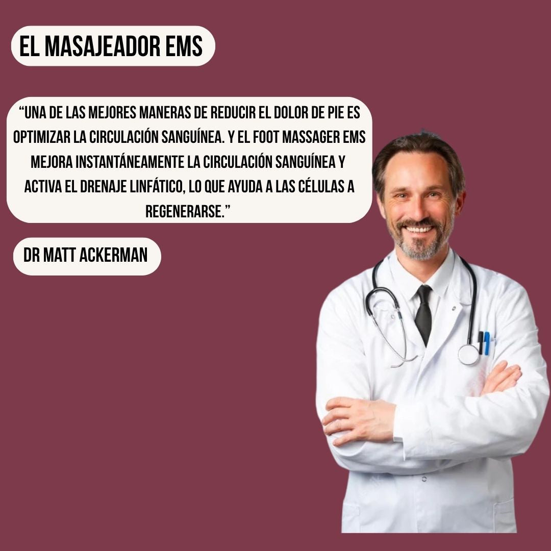 Recuperación Neuromuscular Activa en 15 Minutos: Masajeador de Pies EMS