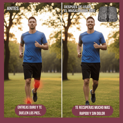 Recuperación Neuromuscular Activa en 15 Minutos: Masajeador de Pies EMS